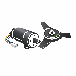 Mowing motor & cutting system