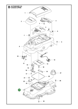 Preview: Chassis Oberteil Kit mit Dichtung G3-P1 (MPN 5777529-01)