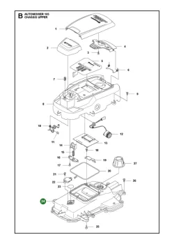 Chassis Oberteil Kit mit Dichtung G3-P1 (MPN 5777529-01)