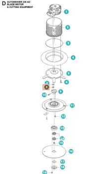 Schraube für Husqvarna Automower® G2 (220AC/230ACX/Solar Hybrid)