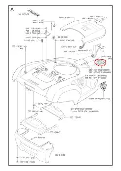 Abstandsscheibe / Spacer für Husqvarna Automower® G2 – 5051314-01