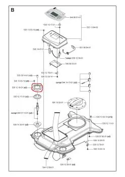 Dichtung Stoßsensor / Staubdichtung Husqvarna Automower G2 – 5051743-01