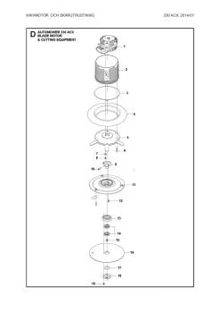 Motorschale (Motor Bowl) Husqvarna Automower 220 AC/230 ACX/260 ACX – 5101441-01