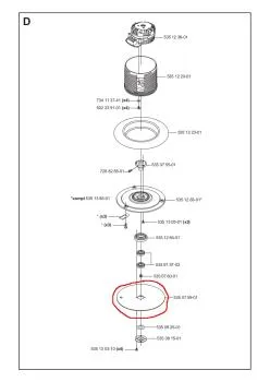 Gleitplatte / Gleitteller (Skid Plate) für Husqvarna Automower 210C/220AC/230ACX/Solar Hybrid & Gardena R160