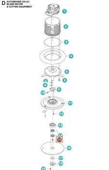 Schraube K6SF M6x8 FZB