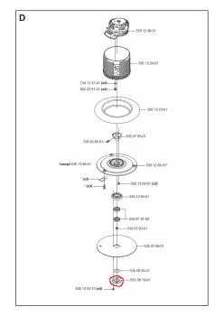 Deckel / Abdeckung der Gleitschutzplatte (Gleitteller)