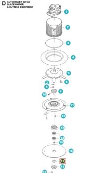 Preview: Husqvarna Dichtung Trennscheibe / Gleitteller