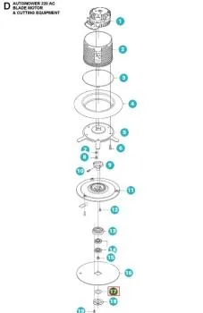 Husqvarna Dichtung Trennscheibe / Gleitteller