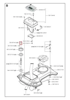 Gummidämpfer Stoßsensor / Dämpferelement für Husqvarna Automower – 5350914-01
