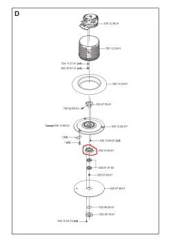 Lagergehäuse Gleitscheibe/Messerscheibe