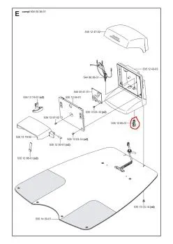 Kontaktgehäuse / Steckerbuchse Ladestation 2-polig Husqvarna Automower 220AC/230ACX/Solar Hybrid – 5351285-01
