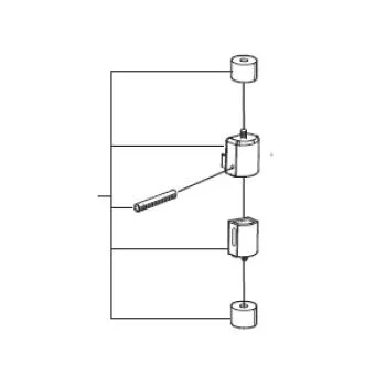 Hebesensor-Stütze / Lift-Sensor-Halterung (1 Stück) für Husqvarna Automower G2/210C/220AC/230ACX/Solar Hybrid – 5441415-01