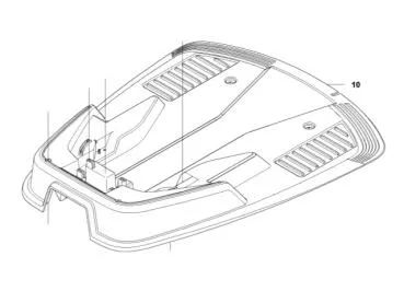 Bodenplatte (Unterteil) Ladestation G3 P1