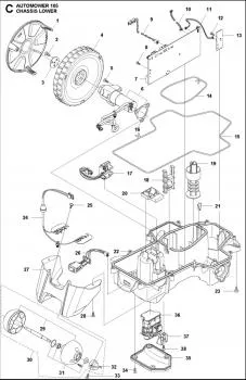 Dichtungsstreifen Chassis/Gehäuse (MPN 5778436-02)