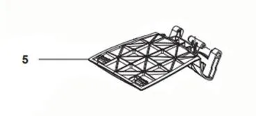 Scharnier für Luke / Serviceklappe