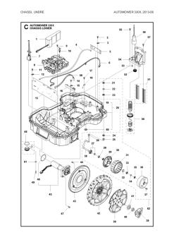 Preview: Husqvarna Radmotor G3-P2 (DUNKER) für Automower® 330X (2013-2014)