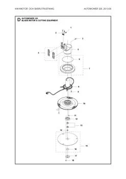 Bellows Kit / Gummigamasche für Messerspindel Automower 320/330X