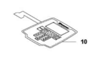 Tastaturfolie / Tastatur für Husqvarna Automower 320/420/440