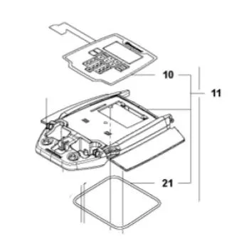 Abdeckungssatz Tastatur für Husqvarna Automower 320/420/440