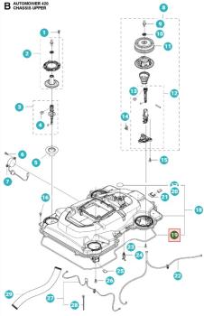 Preview: Husqvarna Dichtungsstreifen Chassis Ø5 mm