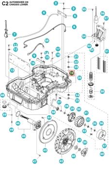Preview: Husqvarna Dichtungsstreifen Chassis Ø5 mm