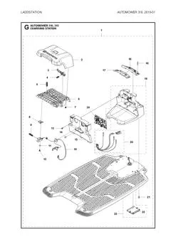 Husqvarna Ladeplatte/Bodenplatte Ladestation (Charging Plate) 587651602