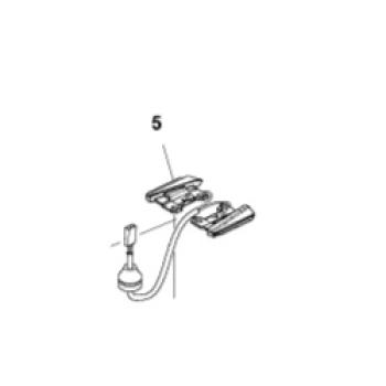 Preview: Kabelbaum Ladeplatte / Ladekontakte (Charging Plate Wiring Grey)