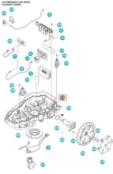 Preview: Dichtungsstreifen Chassis Husqvarna Automower 310/315 – 5886160-02