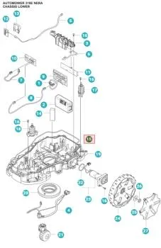 Dichtungsstreifen Chassis Husqvarna Automower 310/315 – 5886160-02