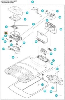 Preview: Dichtungsstreifen Husqvarna Automower 310/315 – 5886161-01