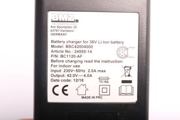 BMZ E-bike Ladegerät 24555-14 BSC42004000 42V 4A
