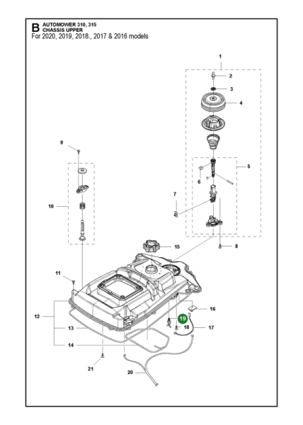 Kabelklemme / Tool Holder (Holder Twist Lock)