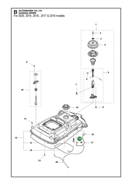 Kabelklemme / Tool Holder (Holder Twist Lock)