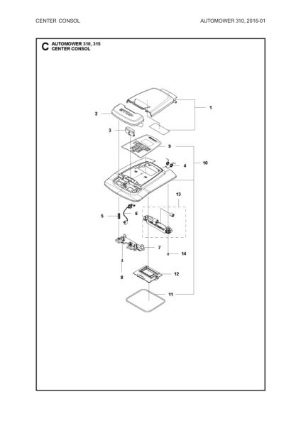 Support Kit Husqvarna Automower 310/315/315X – 501106101