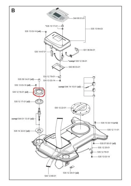 Dichtung Stoßsensor / Staubdichtung Husqvarna Automower G2 – 5051743-01