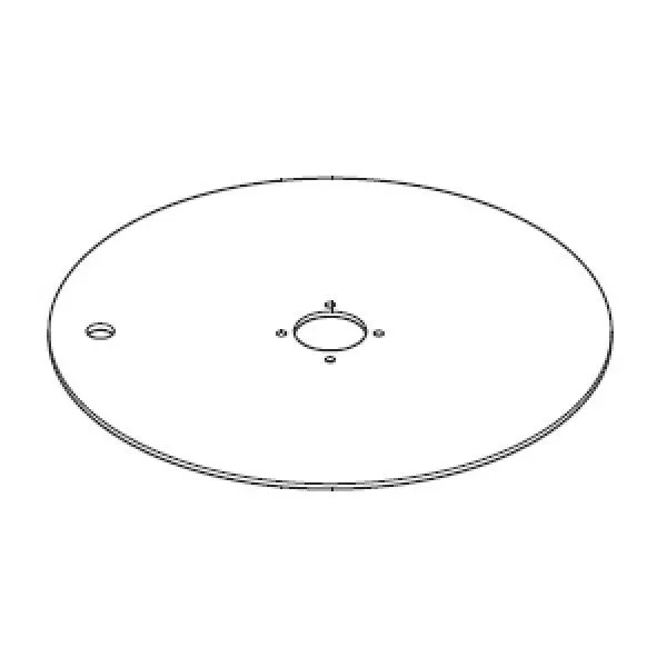 Gleitplatte / Gleitteller (Skid Plate) für Husqvarna Automower 210C/220AC/230ACX/Solar Hybrid & Gardena R160