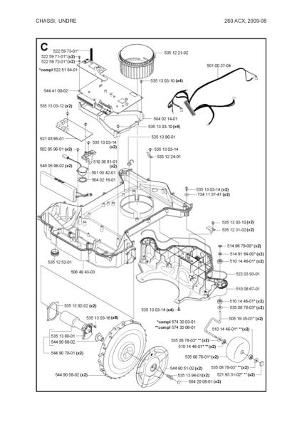 Husqvarna Sicherungsscheibe/Abdeckscheibe Vorderrad 8mm