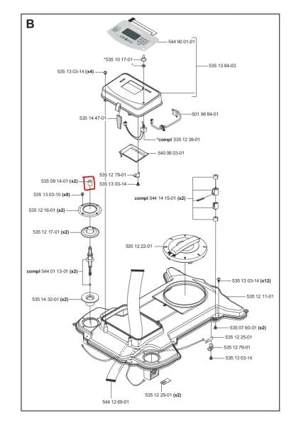 Gummidämpfer Stoßsensor / Dämpferelement für Husqvarna Automower – 5350914-01