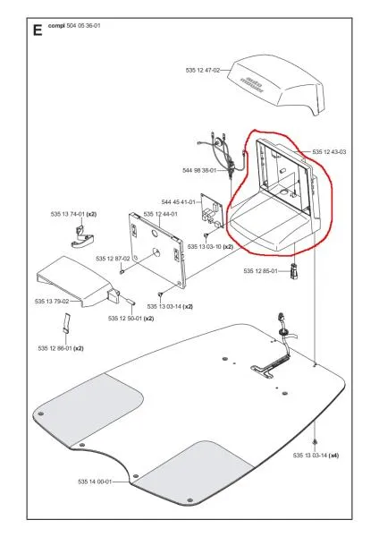 Körper / Turm Ladestation Husqvarna Automower – 5351243-03