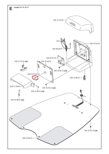 Diodenlinse / LED-Abdeckung Ladestation (klar)