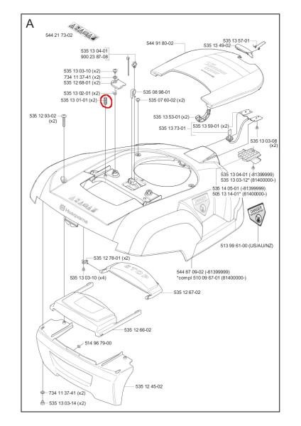 Feder Stopptaster (STOP-Mechanismus)