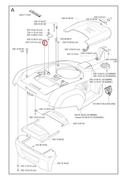 Feder Stopptaster (STOP-Mechanismus)
