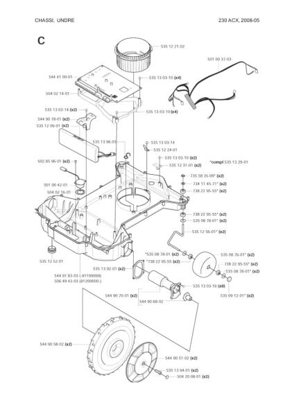 Radnabe 6-Kant (RM Silber) für Automower G2 – 544906803