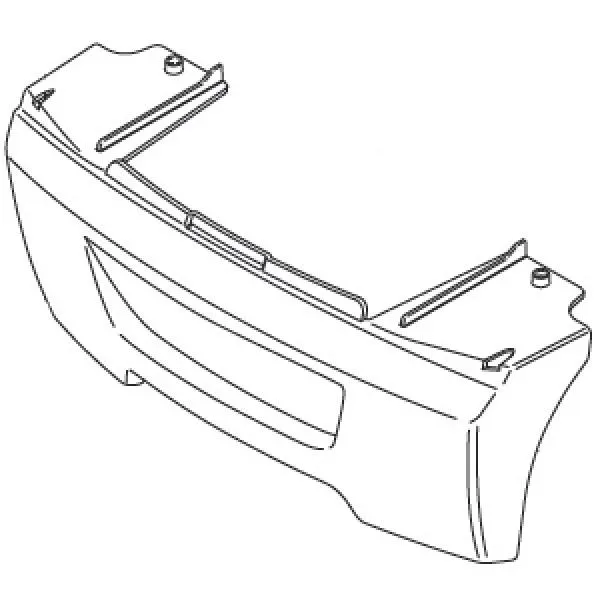 Stoßfänger hinten (Rear Bumper) für Husqvarna Automower 220 AC / 230 ACX / Solar Hybrid