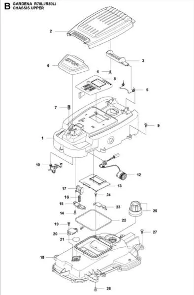 Microschalter Stoptaste mit Kabelsatz G3