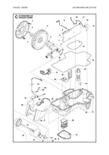 Husqvarna Automower Antriebsmotor (Radmotor) 585 02 46-04