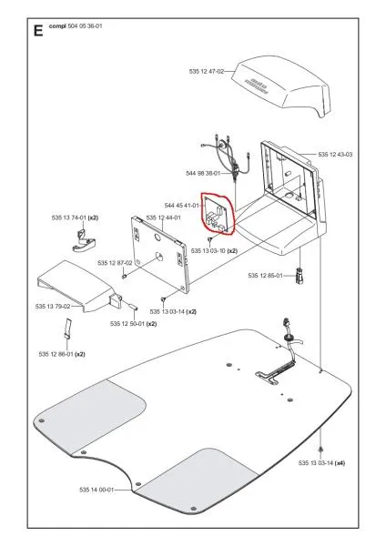 Husqvarna Automower 220AC Ladestation-Platine 5787885-02