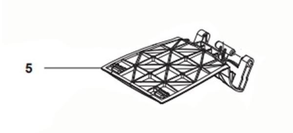 Scharnier für Luke / Serviceklappe