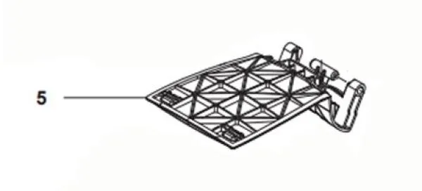 Scharnier für Luke / Serviceklappe