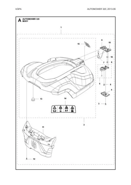 Halterung kpl AM330 (Holder Kit)